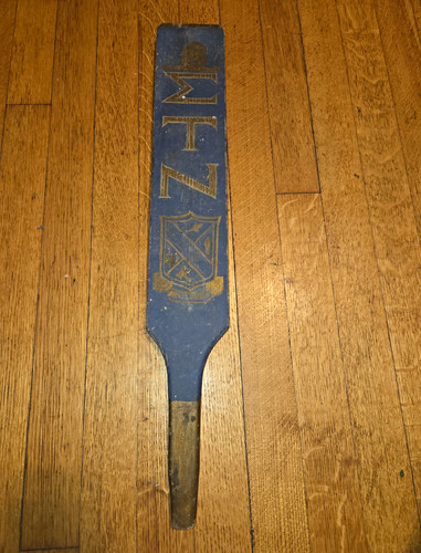 Signed fraternity paddle - fraternity,